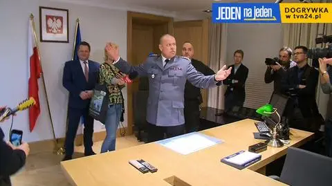 Były szef policji Zbigniew Maj w dogrywce "Jeden na jeden" w tvn24.pl