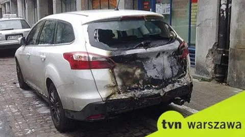 Znów ktoś podpala samochody w Warszawie