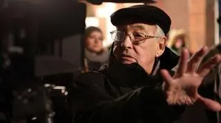 Andrzej Wajda na planie filmowym