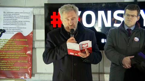 Jerzy Radziwiłowicz odczytał preambułę Konstytucji