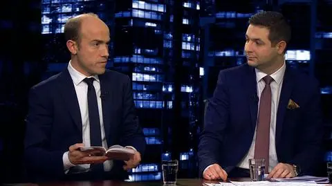 Borys Budka i Patryk Jaki bylo gośćmi "Kropki nad i"