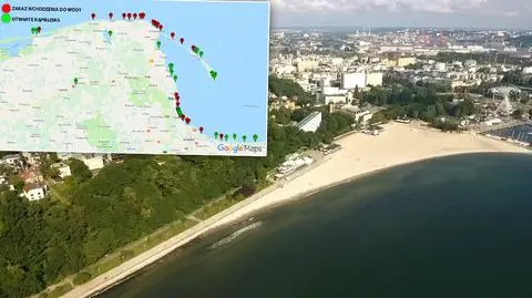 Na Pomorzu wciąż zamknięte kąpieliska