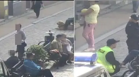 Nietrzeźwa kobieta spała na ławce, zamiast pilnować dziecka