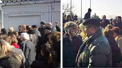 Setki kupców wtargnęły 
do siedziby zarządu