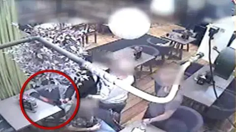 Mężczyzna groził klientom restauracji