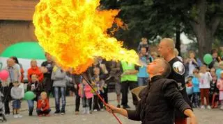 Zamek przygotował też różne pokazy