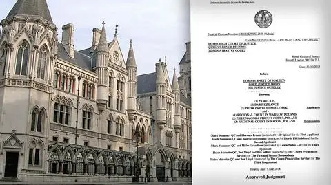 Europejskie sądy pytają o praworządność w Polsce (materiał "Faktów" TVN z 05.10.2018)