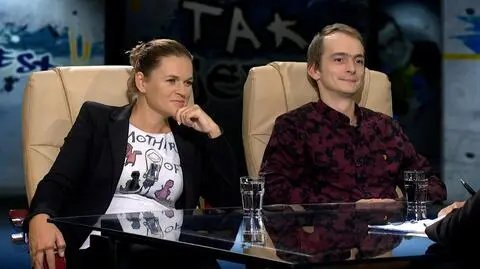 Barbara Nowacka i Jaś Kapela w Tak Jest