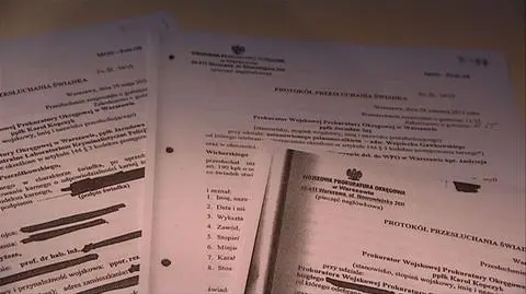 Prokuratura ujawniła zeznania świadków
