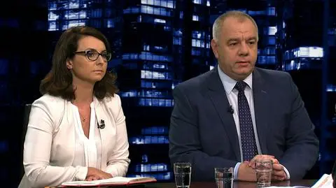 Kamila Gasiuk-Pihowicz i Jacek Sasin byli gośćmi "Kropki nad i"