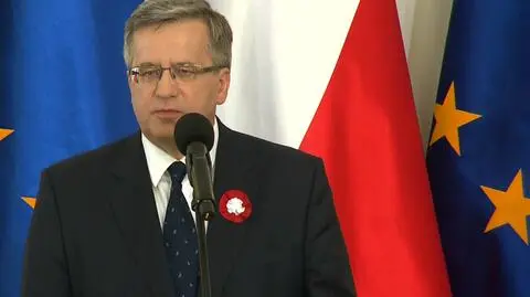 Bronisław Komorowski wręczał odznaczenia zasłużonym dla budowania i umacniania integracji europejskiej 