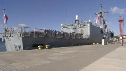 Gdynia: ORP Kościuszko już w porcie