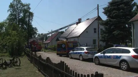 W Witnicy mężczyzna utknął w przewodzie kominowym