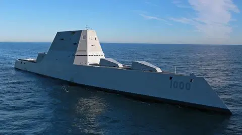 Niszczyciel Zumwalt uratował rybaka