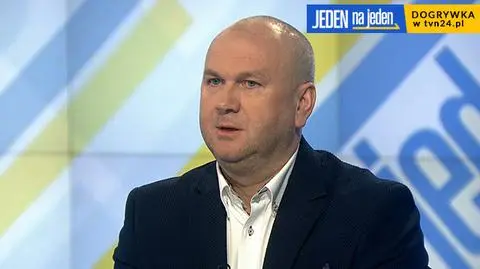 Paweł Wojtunik był gościem "Jeden na jeden"
