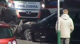 Do wypadku doszło na ul. Wierzbięcice w Poznaniu