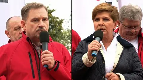 Szydło i szef "S" o decyzji Senatu ws. referendum