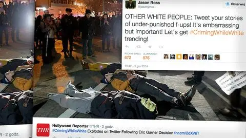 Eric Garner nie żyje. Internauci o rasizmie. Akcja #CrimingWhileWhite