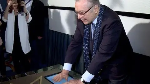 Odcisk dłoni Krzysztofa Zanussiego pozostanie w Krakowie