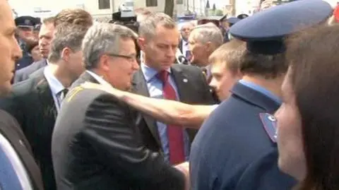 Zaatakował jajkiem Komorowskiego. Zarzut znieważenia prezydenta
