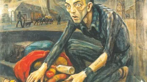 Swoje traumatyczne przeżycia Olère po wojnie przelał na papier i płótna