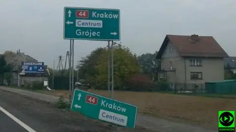 Pomylili Grojec z Grójcem i zawiesili zły znak