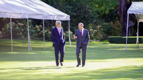 Rozmowy Kerry'ego z Ławrowem