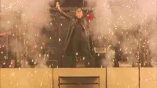 Roger Waters podczas koncertu w Warszawie