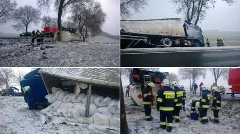 Odblokowali drogę i znów zamknęli. 17 godzin utrudnień na "3"