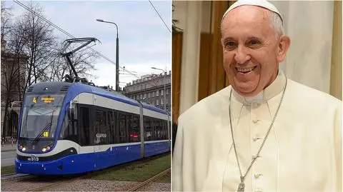 Krakowiak jak papamobile. Papież przyjedzie na mszę tramwajem
