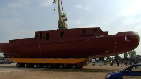 Kontrowersje wokół odbioru kadłuba lodołamacza Puma