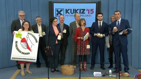Kukiz'15 zachęca do kupna żywności ekologicznej