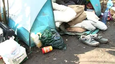 Tragiczna próba życia bez domu