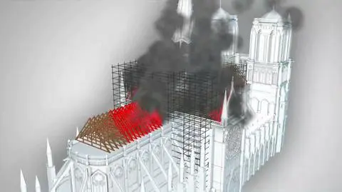 Notre Dame. "Brakowało 15-30 minut do całkowitego spalenia katedry"
