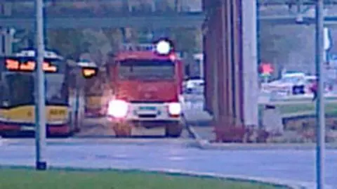 Pożar w metrze. Ewakuacja