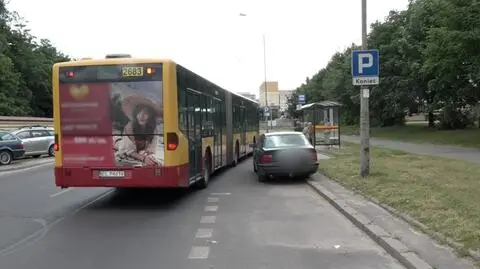 Samochód, który irytuje kierowców MPK