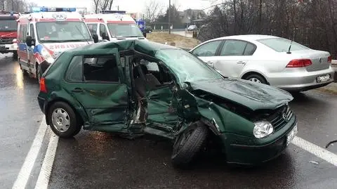 Wypadek pod Krakowem, ranni