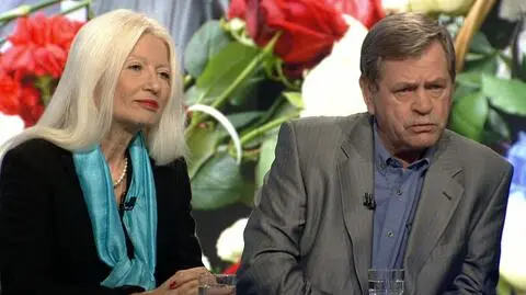 Małgorzata Niezabitowska i Krzysztof Janik w "Faktach po Faktach"