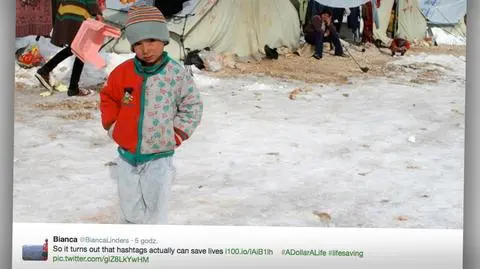 Wojna w Syrii. Uchodźcom pomogli internauci