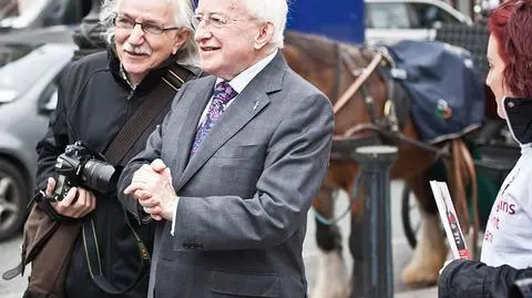 Michael D. Higgins według sondaży ma 66 procent poparcia wśród wyborców
