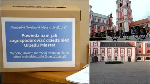 Konsultacje społeczne w sprawie dziedzińca Urzędu Miasta Poznania