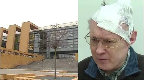 Student zaatakował tasakiem profesora