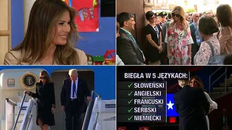 For some, Melania Trump in Warsaw is more fascinating than her husband