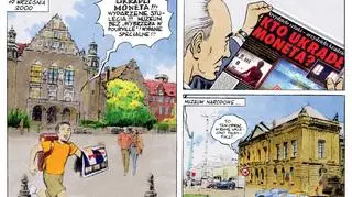 Akcja komiksu rozgrywa się głównie w Poznaniu w 2000 r.