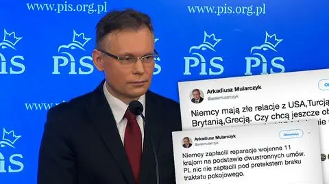 O reparacjach Mularczyk mówił w "Faktach po Faktach" [02.08.2017]