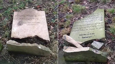 Gdańsk: Zdewastowali jeden z najstarszych żydowskich cmentarzy