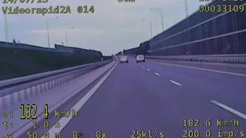 Pijany pędził 180 km/h