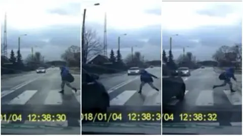 Szubin (kujawsko-pomorskie): dziecko ucieka na pasach przed samochodem