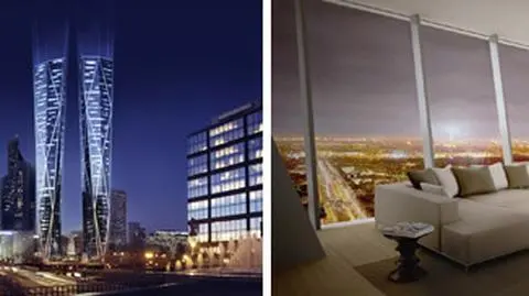 323 m. Bliźniacze wieże będą najwyższe w Europie