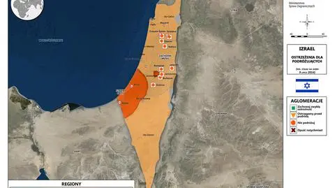 MSZ ostrzega przed podróżą do Izraela i Palestyny